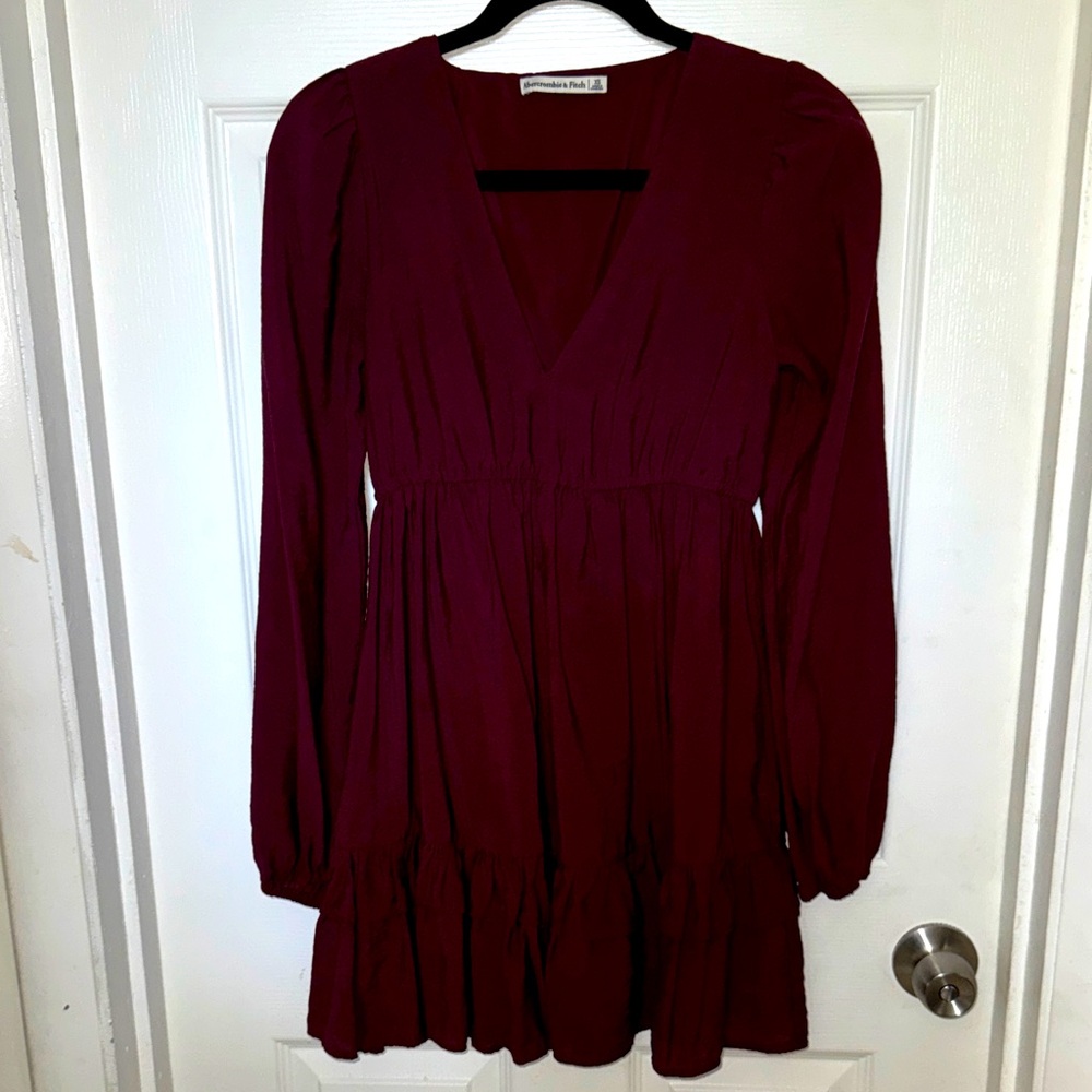 Abercrombie & Fitch short burnt red dress